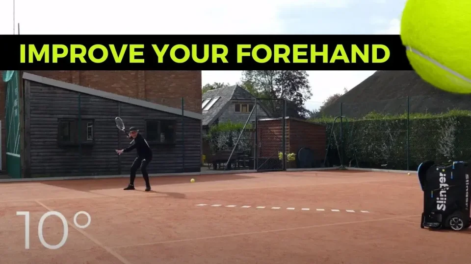 Training forehand slinger bag